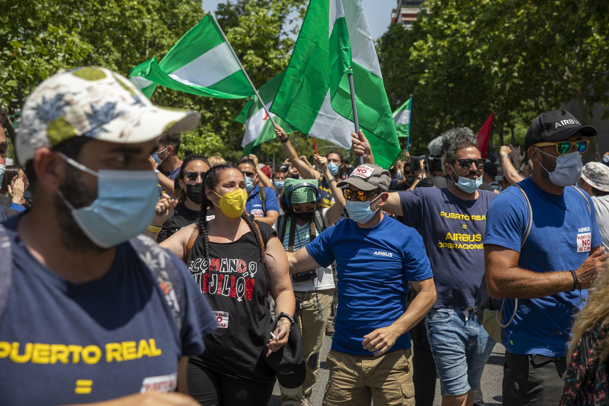 Marcha Airbus Puerto Real Ministerio Industria - 2